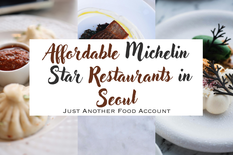 affordable michelin star restaurants in seoul