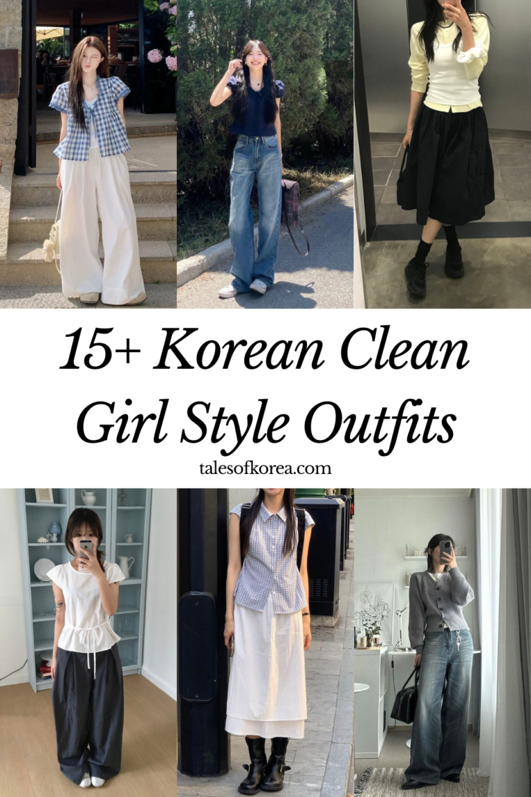 15+ Korean Clean Girl Style Outfits
