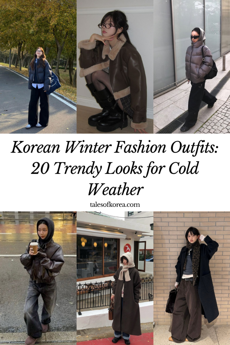 Korean Winter Fashion Outfits: 20 Trendy Looks for Cold Weather