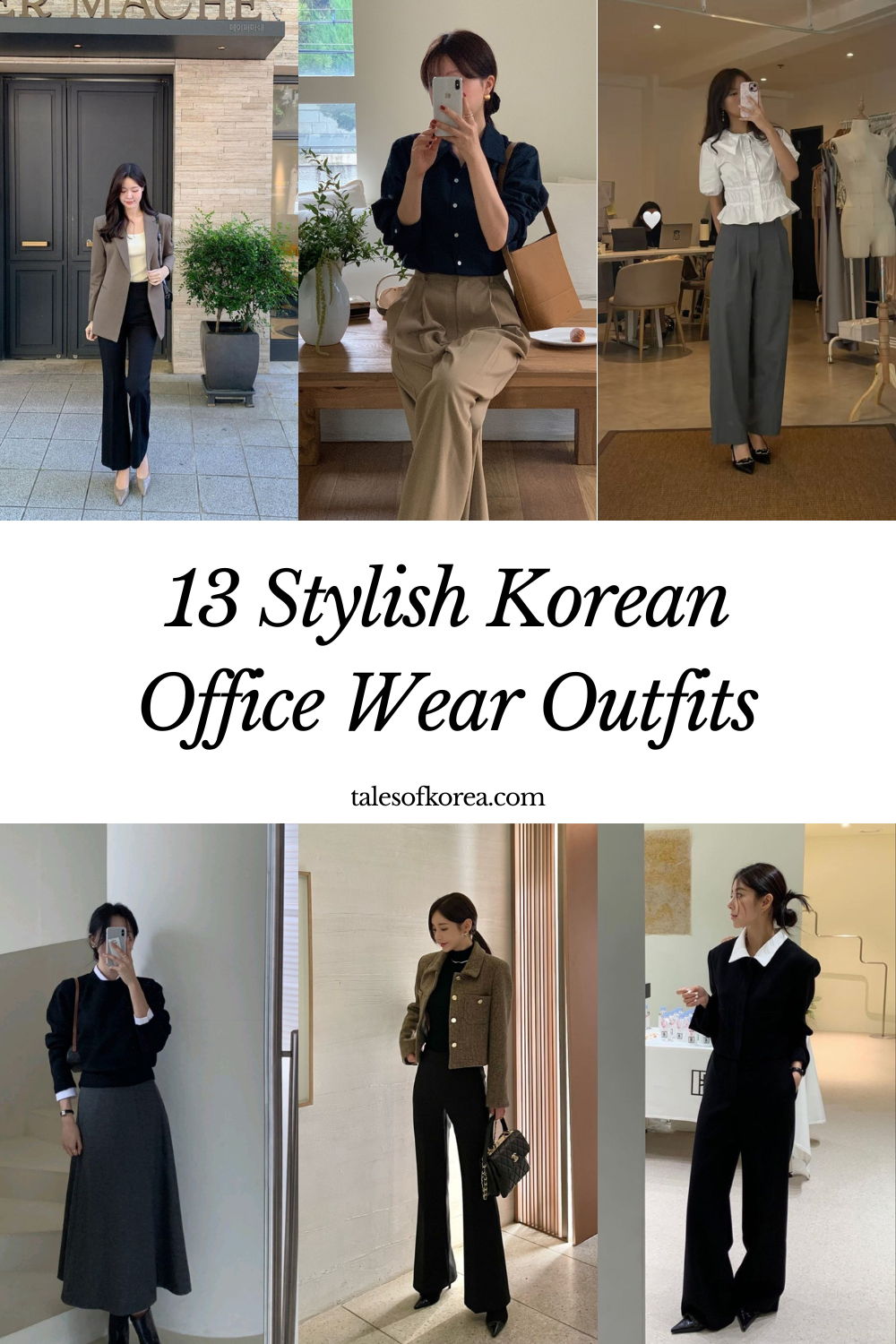 13 Stylish Korean Office Wear Outfits You’ll Love to Try